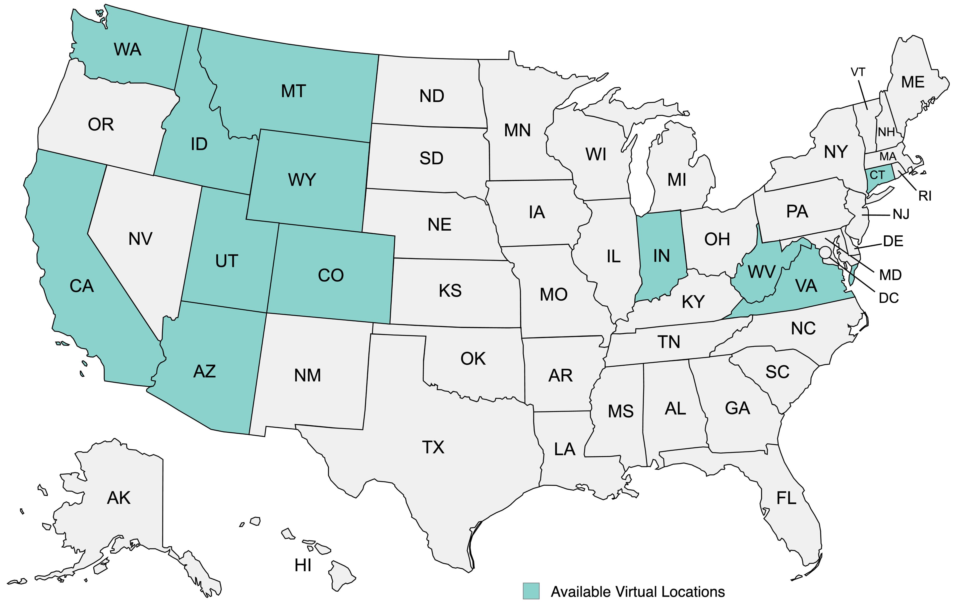 virtual locations map